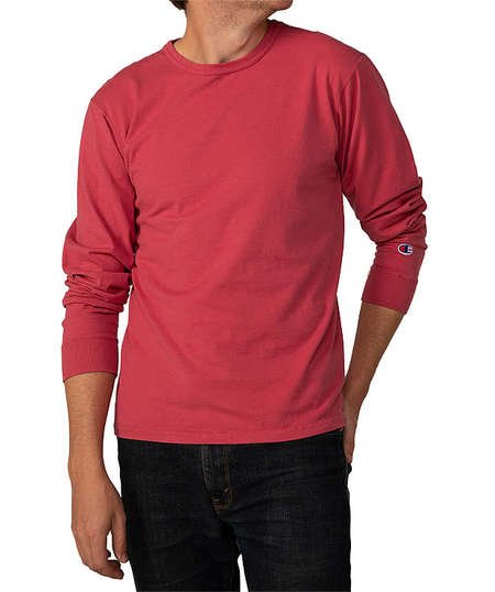 Champion Garment Dyed Long Sleeve T-shirt