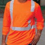 CornerStone Class 2 Mesh Long Sleeve Safety Pocket T-shirt