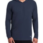 New Era Power Hooded Long Sleeve Performance Shirt