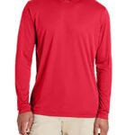Team 365 Zone Hooded Long Sleeve Performance Shirt