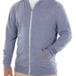 Threadfast Tri-Blend Full Zip T-shirt Hoodie