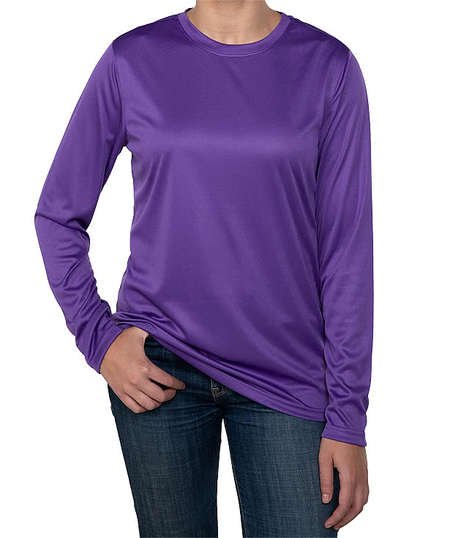 Clique by Cutter & Buck Women's Spin Eco UPF 50 Long Sleeve Performance Shirt