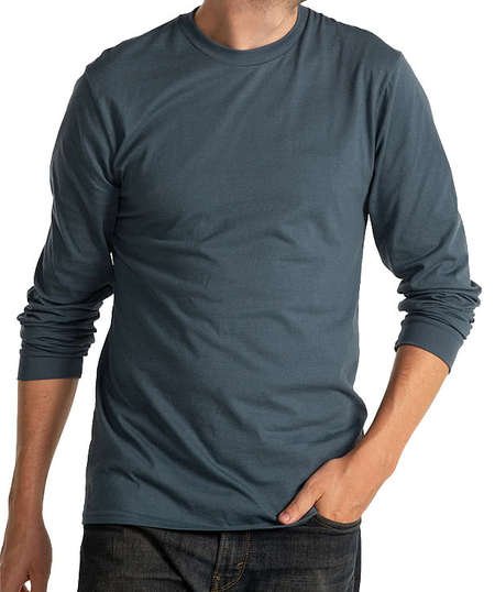 Royal Apparel USA-Made Organic Long Sleeve T-shirt