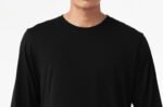 Bella + Canvas Unisex Triblend Long-sleeve T-shirt - Image 3