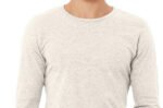 Bella + Canvas Unisex Triblend Long-sleeve T-shirt - Image 13