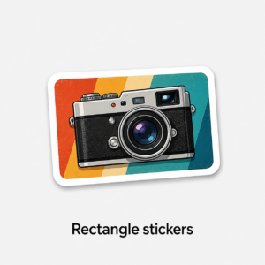 Rectangle stickers