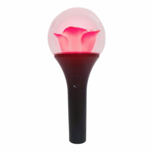 Rechargeable rose LED light stick - front view