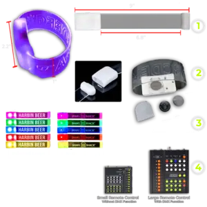 Custom Synchronized Magnetic LED Wristbands