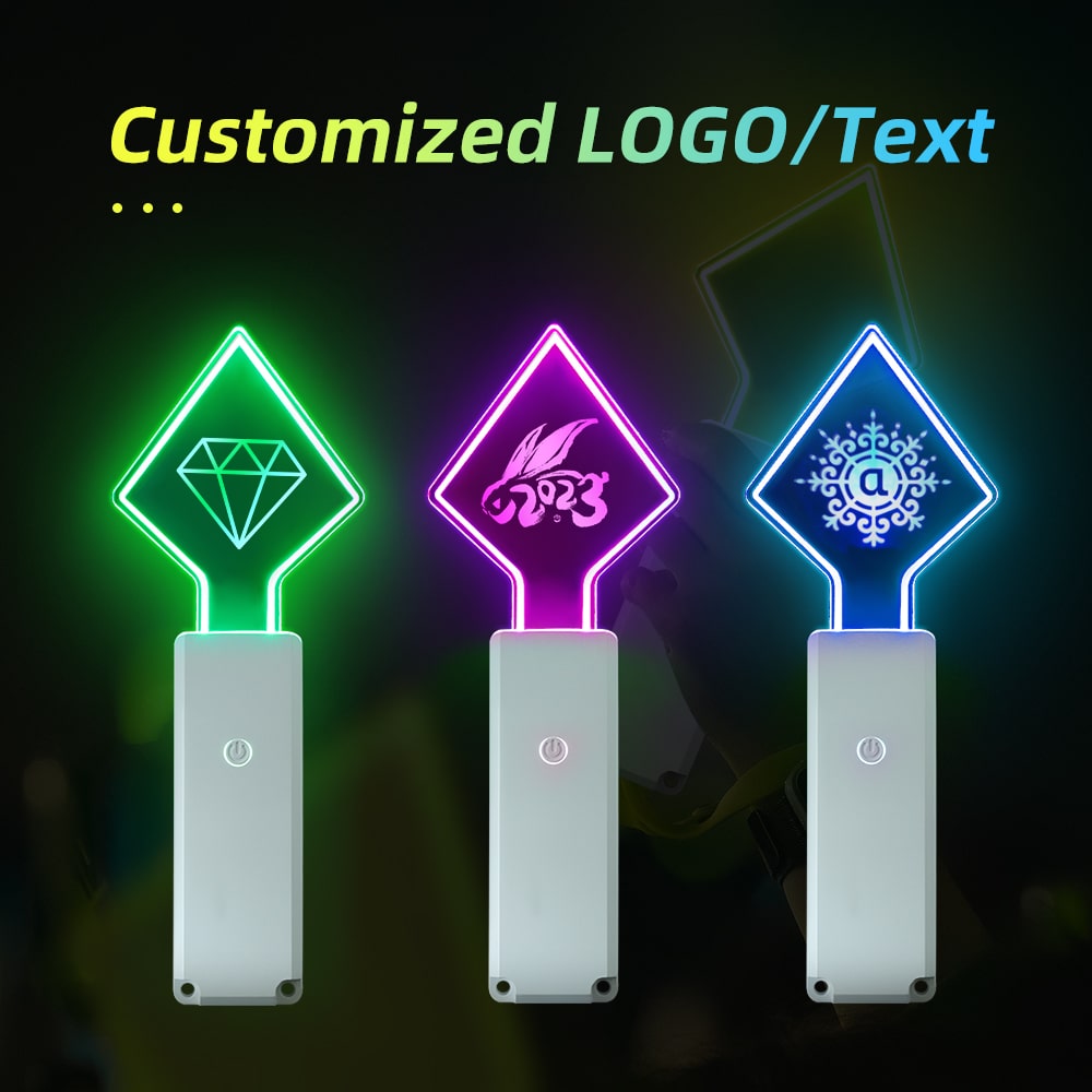 Synchronized RF Acrylic LED Light Sticks — GFE005