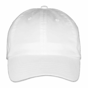 Custom Valucap Bio-Washed Hat – Embroidered in White — undecorated garment