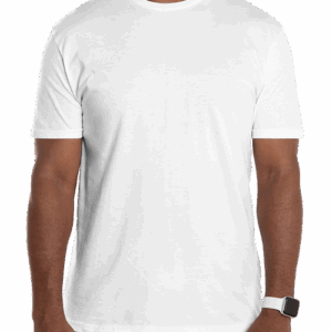 Custom Gildan Softstyle Jersey T-shirt in White — undecorated garment