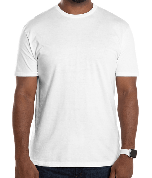 Custom Gildan Softstyle Jersey T-shirt in White — undecorated garment