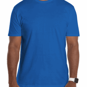 Custom Gildan Softstyle Jersey T-shirt in Royal — undecorated garment