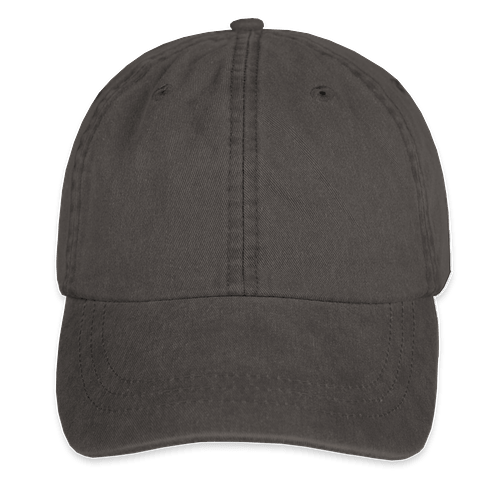Custom Adams Pigment Dyed Hat – Embroidered in Black — undecorated garment