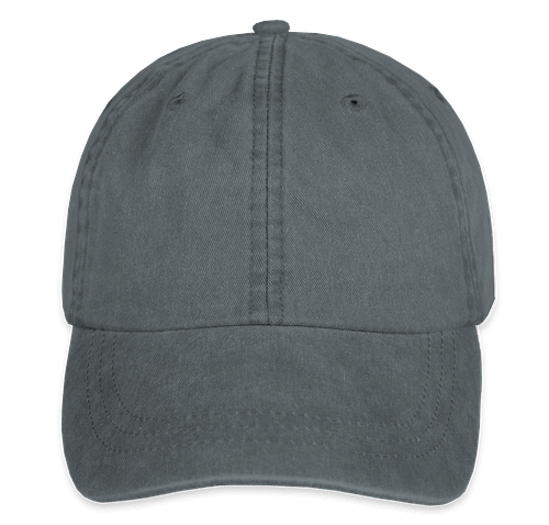 Custom Adams Pigment Dyed Hat – Embroidered in Navy — undecorated garment