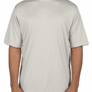 Custom Team 365 Zone Performance Shirt in Sport Silver — undecorated garment