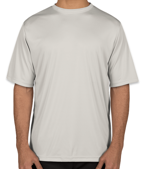Custom Team 365 Zone Performance Shirt in Sport Silver — undecorated garment