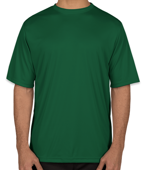 Team 365 Zone Performance Shirt in Sport Forest - undecorated garment