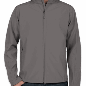 Custom Port Authority Core Fleece Lined Soft Shell Jacket – Embroidered in Deep Smoke — undecorated garment