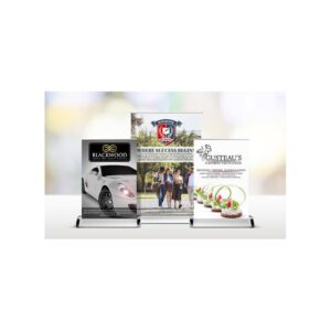 Custom Tabletop Retractable Concert Banner product example