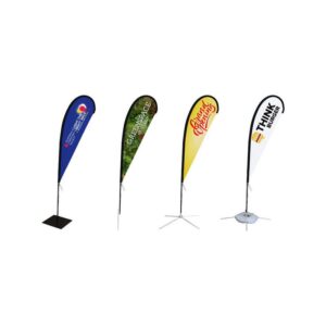 Custom Concert Teardrop Flags product example