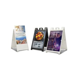 Custom Concert A-Frame Directional Signs product example