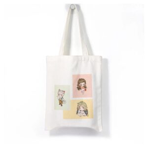 Custom Printed Canvas Fan Tote Bags - real product example
