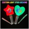 Custom Heart LED Light Stick custom light stick