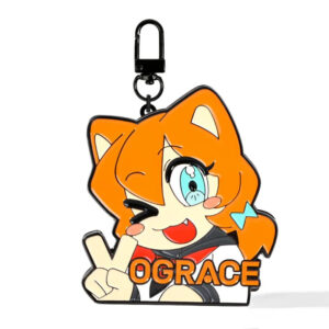 Custom Hard Enamel Metal Keychains actual product photo