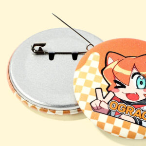 Custom Round Button Badges actual product photo
