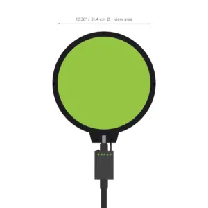 Custom 14-inch Round LED Fan Sign - Product view 3
