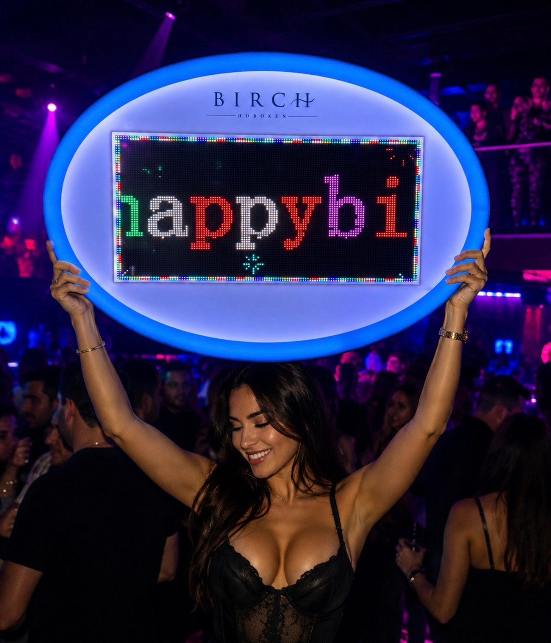 Custom Oval LED Marquee Message Board - Product view 1