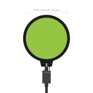 Custom 14-inch Quick-Change Round LED Fan Sign - Product view 3