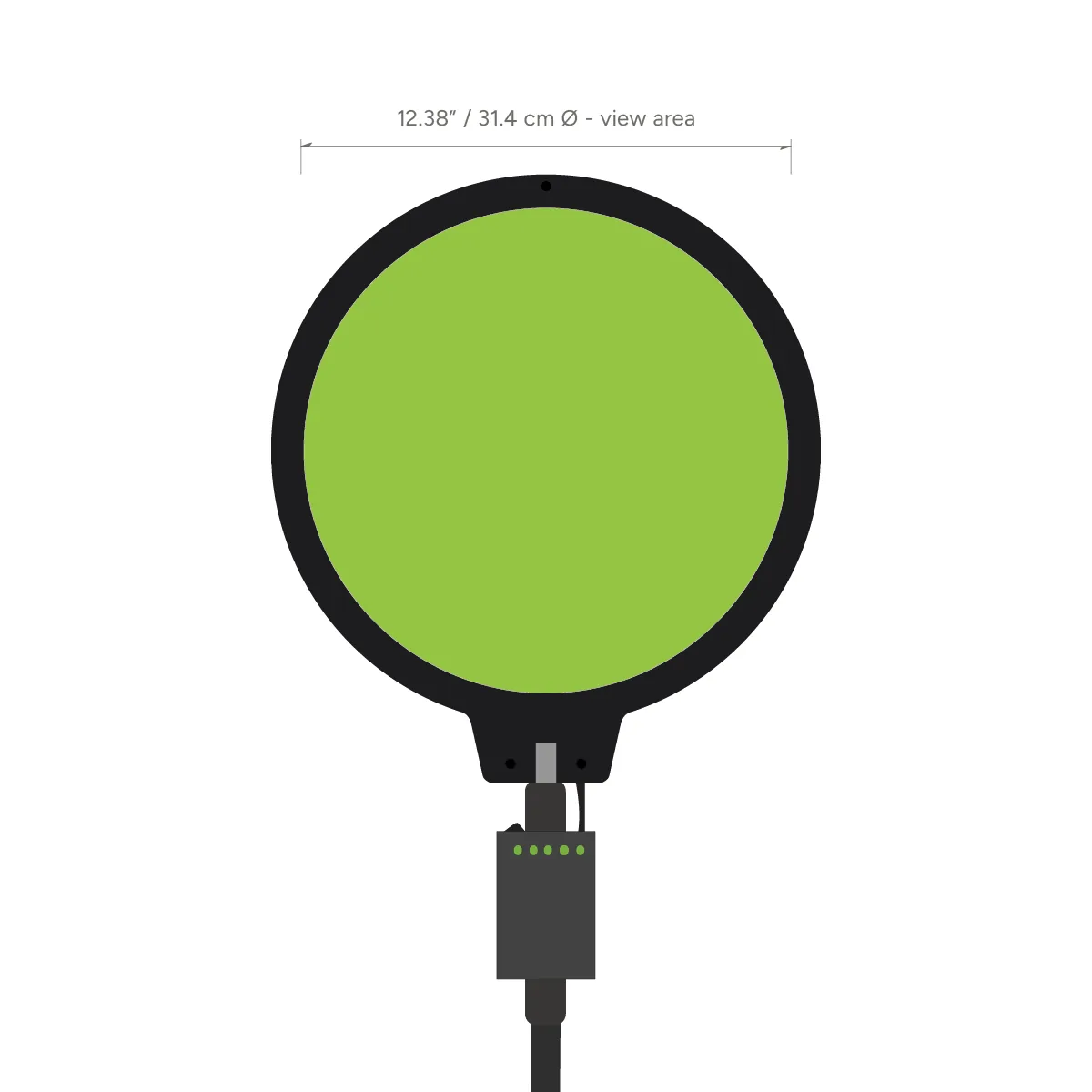 Custom 14-inch Quick-Change Round LED Fan Sign - Product view 3