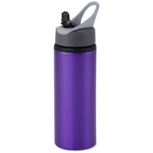 Custom Fan Aluminum Straw Bottle - 24 oz - sample printed design
