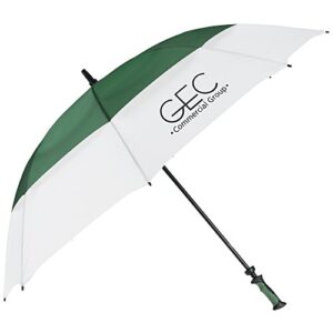 Custom Large Outdoor Fan Umbrella - 62 inch Arc - sample printed design