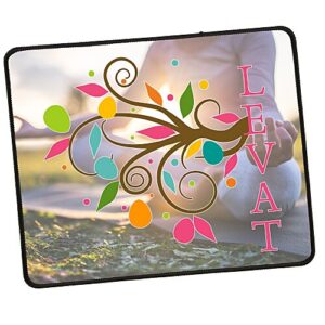Custom Large Rectangle Fan Mouse Pad - sample printed design