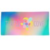 Custom Fan Photo Beach Towel - sample printed design