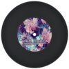 Custom Vinyl Record Fan Coaster - 4 inch - sample printed design