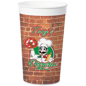 Custom Full Color Fan Stadium Cup - 22 oz - sample printed design