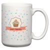 Custom Large Fan Photo Mug - 14 oz - sample printed design