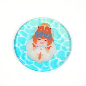 Custom Acrylic Fan Art Coasters - sample printed design