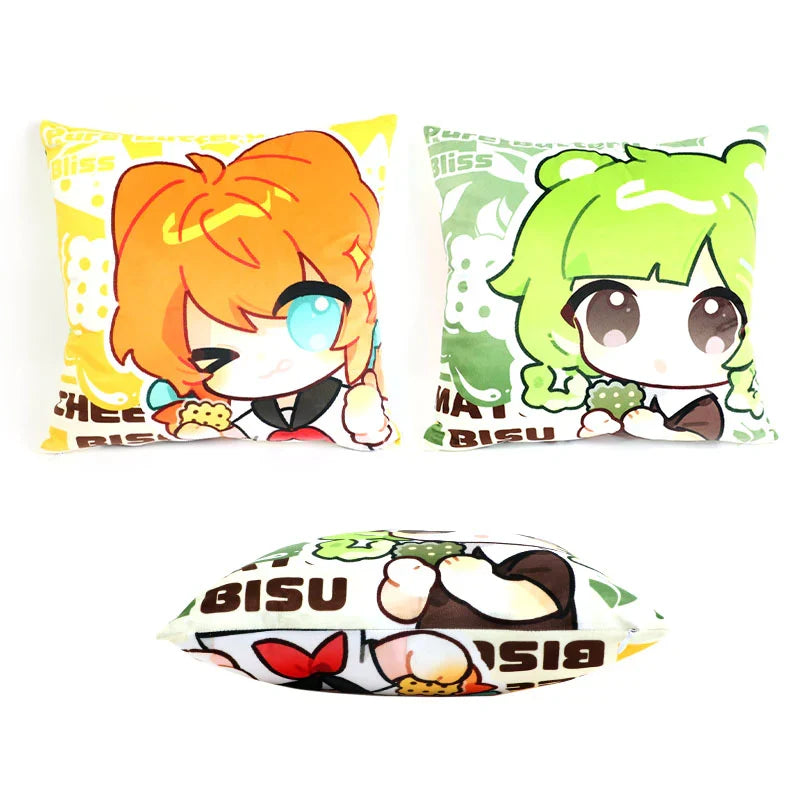 Custom Square Fan Photo Pillow - sample printed design