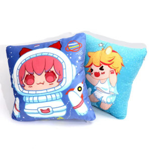 Custom Square Fan Photo Pillow - sample printed design