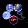 Custom 2" Round Acrylic LED Badges - product reference example