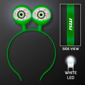 Custom Alien Eyes LED Headbands - product example