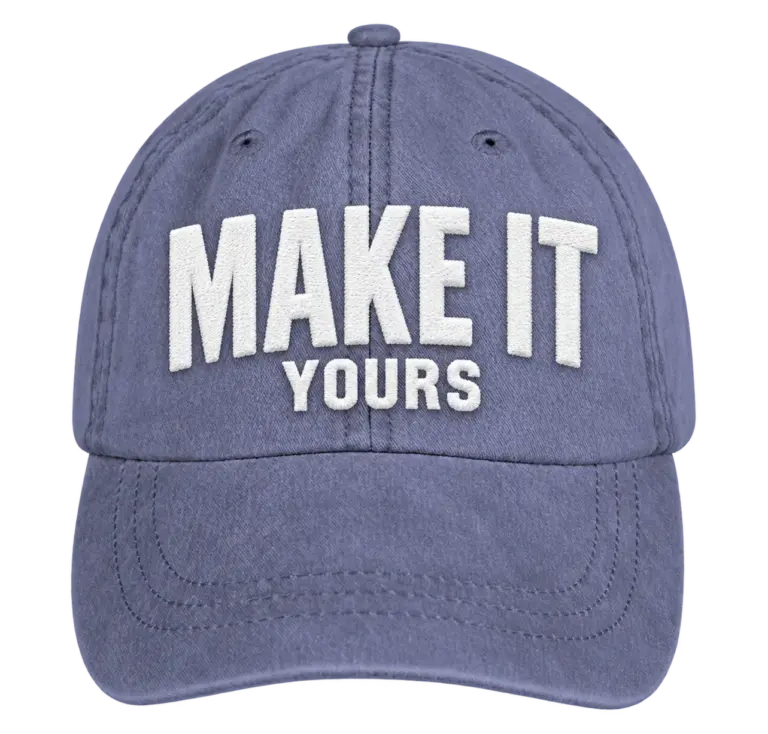 Custom Adams Pigment Dyed Hat - Embroidered