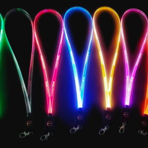 Custom Engraved Light-Up LED Lanyards - product reference example