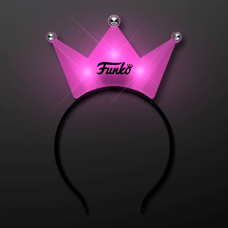 Custom LED Crown Tiara Headbands - product example