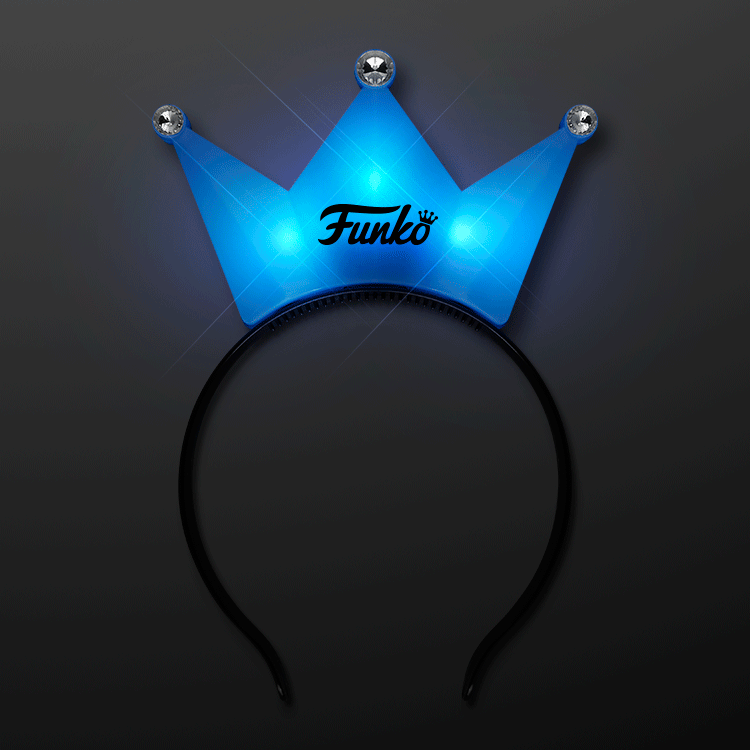Custom LED Crown Tiara Headbands - product example